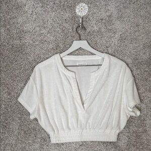 Lovers + Friends Terri cloth crop top XS